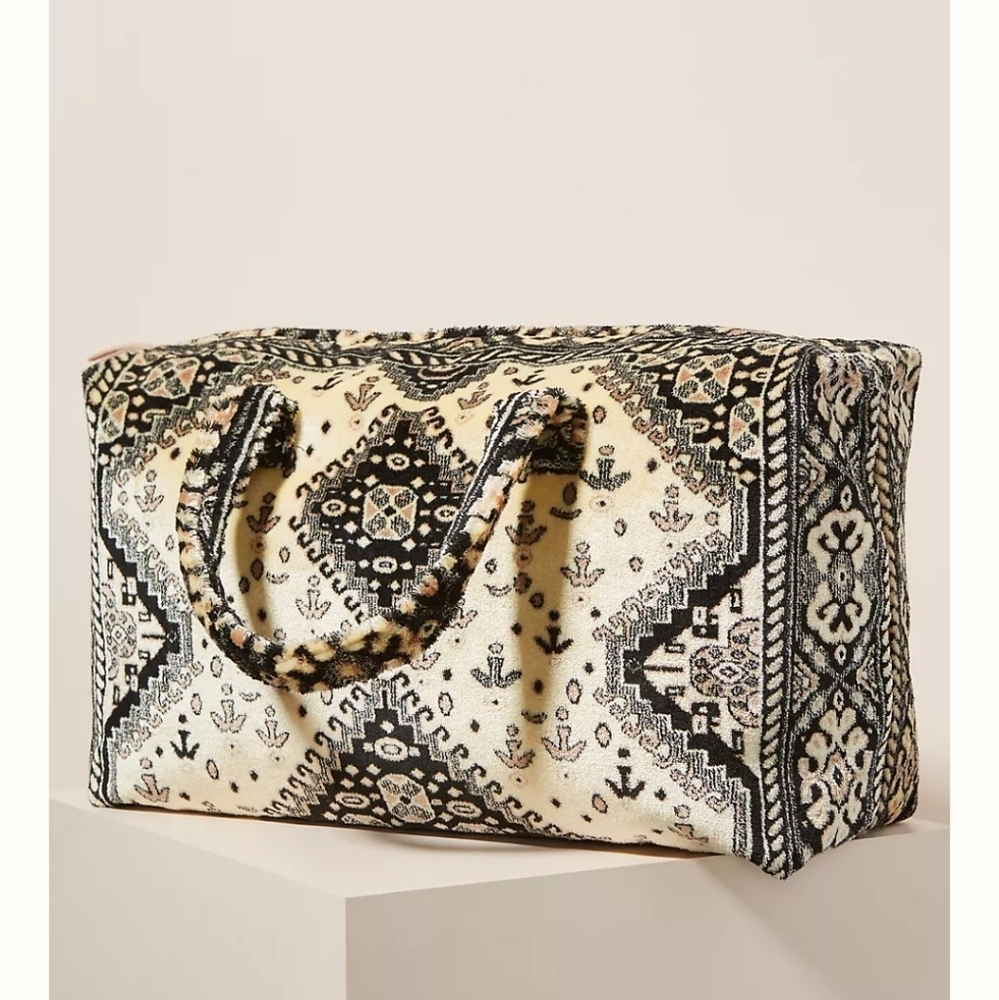 Anthropologie Lalla Marrakech Socco Carpet Tote
